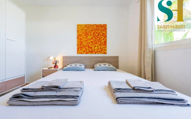 "Le Cosy", 2 chambres, Centre-ville de Saint-Denis