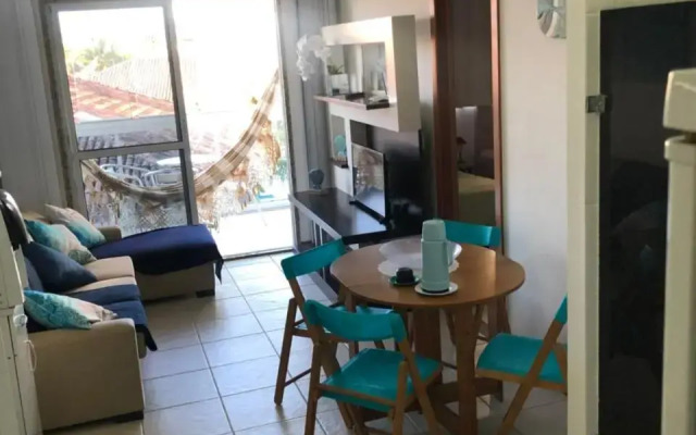 Apartamento peracanga com vista para o mar