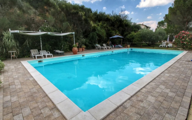 Country House With Swimming Pool and Garden With Mediterranean Plants