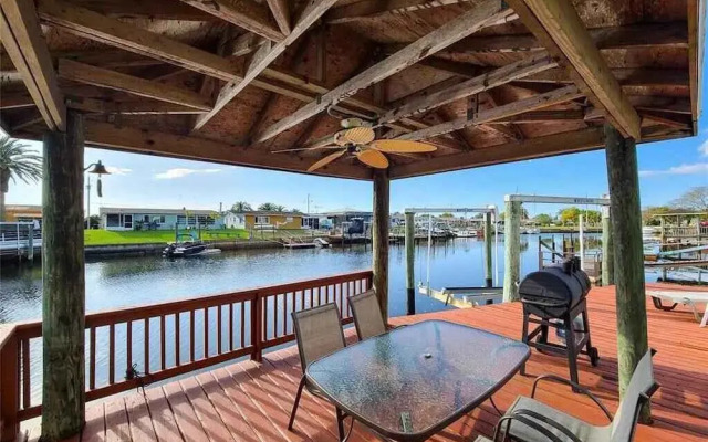 Enjoy Sunset with Dolphin and Manatee