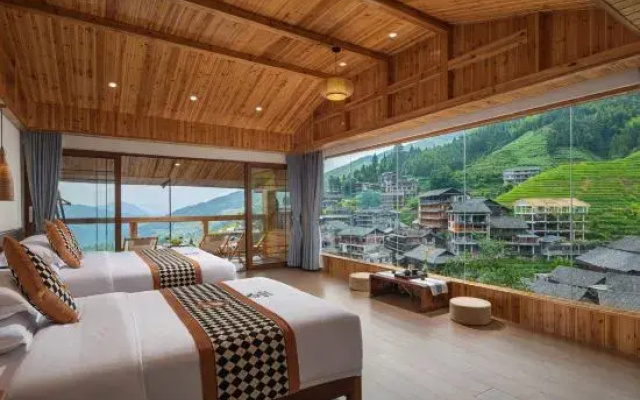 Longji West Window Moon Homestay (Jiulong Wuhu Observation Deck)