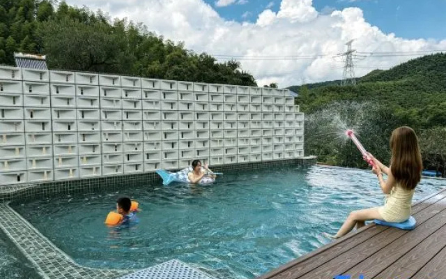 Yuan · Mountain Wild Slow Life Private Hot Spring Vacation Apartment – People – Huzhou