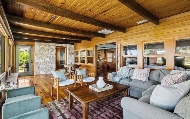 Cabins on the Lake - Boat Dock - Firepit