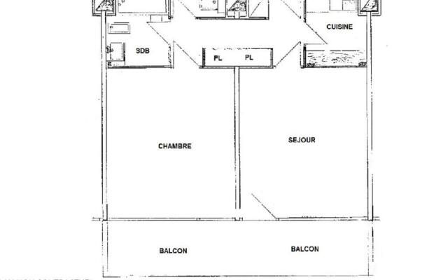 Appartement Les Menuires, 2 pièces, 4 personnes - FR-1-452-184