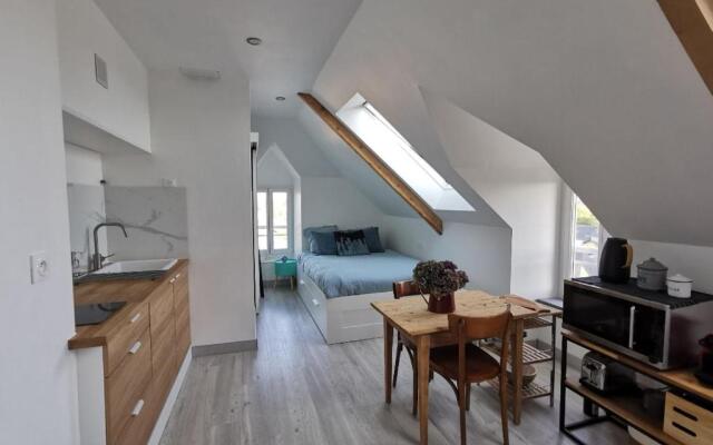 Studio cosy au bord de mer