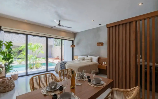 Stylish Tulum Studio Terrace Pool Relax