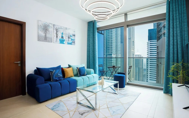 HomesGetaway- 1BR Apt in Marina Gate1