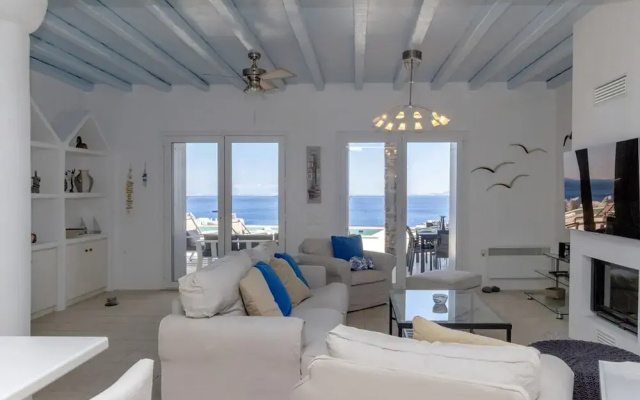 Aegean Whispers Sea Front Villa in Tinos