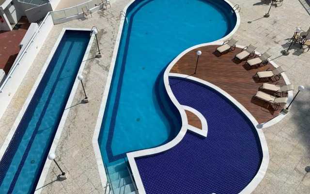 Apartamento em Bertioga com varanda gourmet