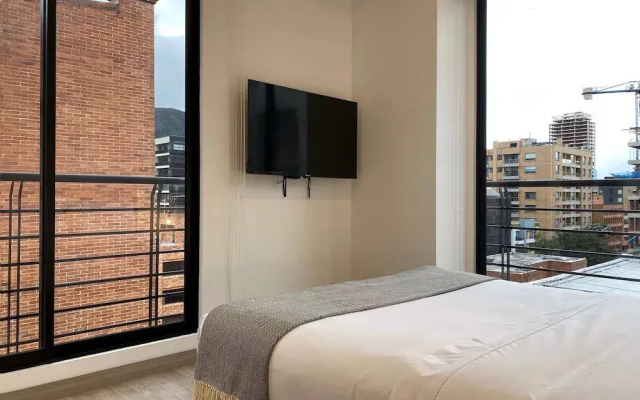 w Amazing 2BR w Street View in Chapinero
