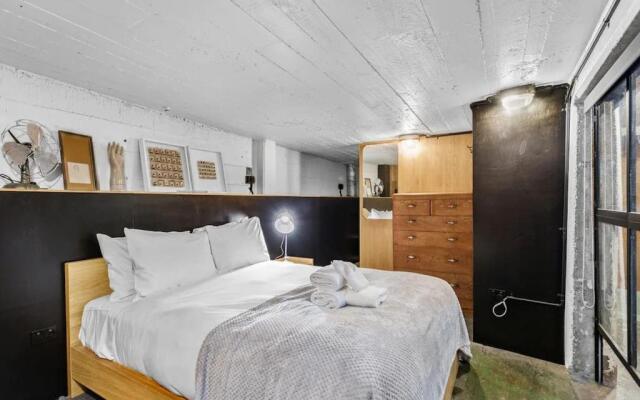 Unique Industrial-Style Apartment in Auckland