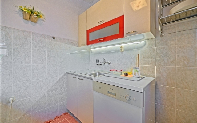 Holiday house Viki - sea view terrace: Postira, Island Brac