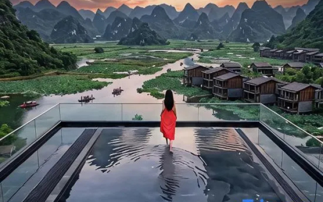 Wild House Villa Sunset Lake View Coffee Designer Hotel – Outside – Qiubei