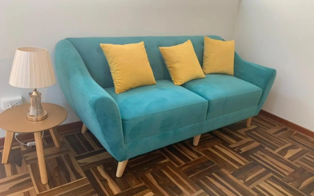 Pershing, lindo dpto. amoblado c/3 dorm y wifi.