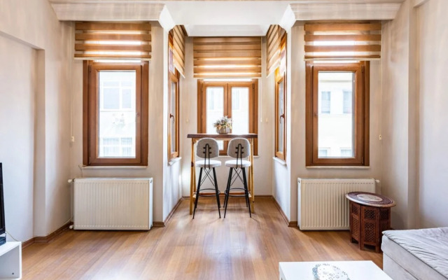 Authentic Central Flat With Bay Window in Besiktas