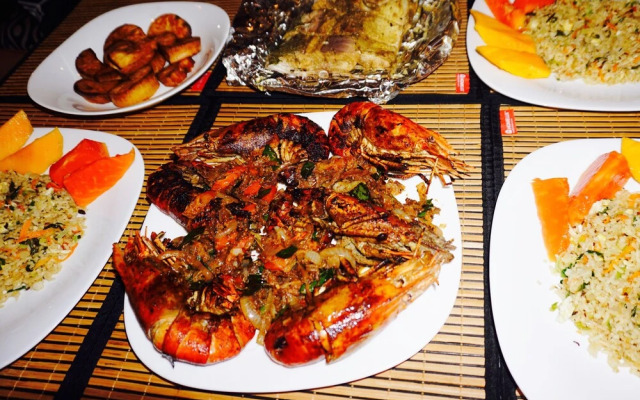 Sunset view beach hotel