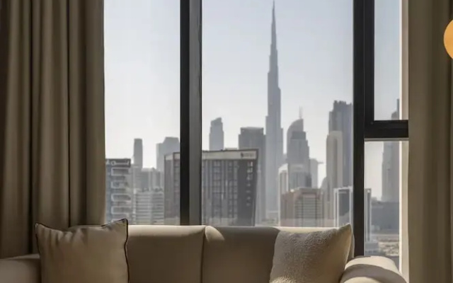 Upscale Studio w Burj View Upside Living