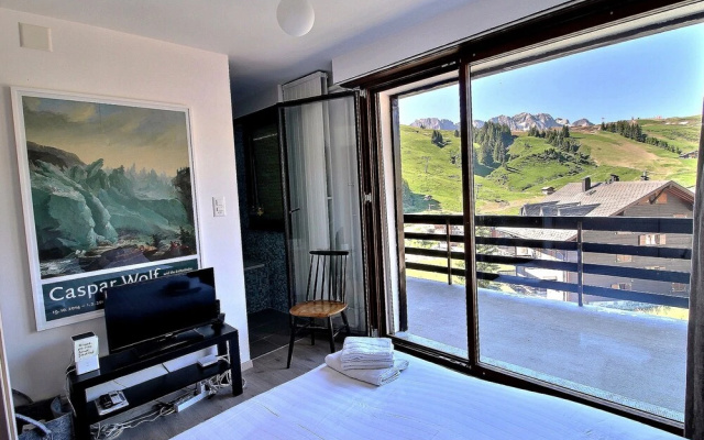 Mirois - Montagne 26 Ski-in Apartment on the Slopes in Les Crosets – Balcony – Val d'Illiez