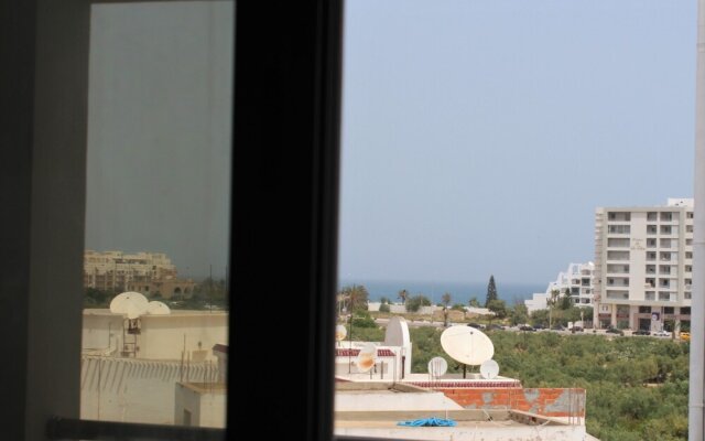 Apartment With 2 Rooms in Sousse, With Wonderful sea View, Balcony and