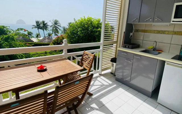 Studio 2/4 personnes avec vue mer & piscine - Résidence Marinotel