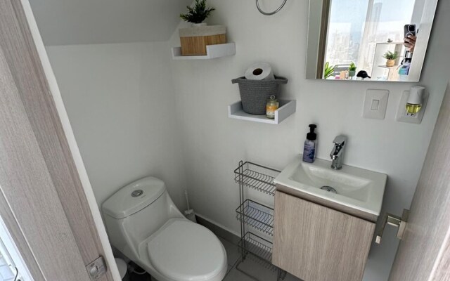 Apartamento loft de 1hab vista al mar