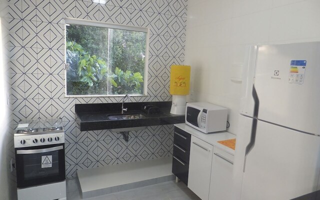 Apartamento para 6 pessoas na praia de Taperapuan