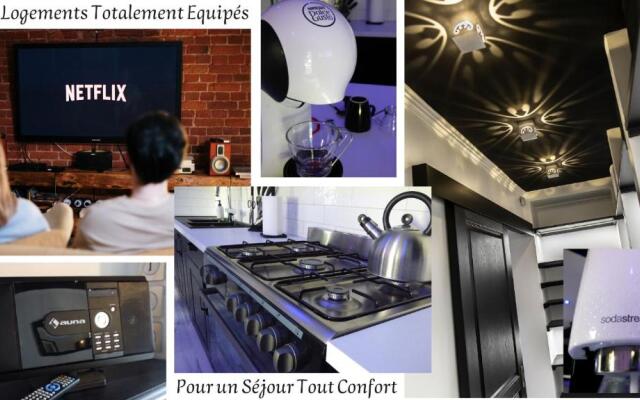 Appart Hotel GLAM88 Suites Avec SPA et Sauna Privatif