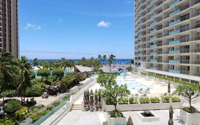 Spacious One Bedroom Harbor View Condos at Ilikai Marina With Private Balcony