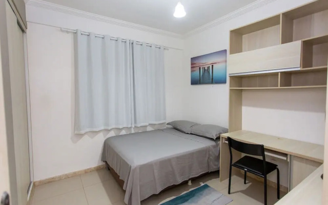 Apto com Ar-condicionado a 350m do mar em Aracaju