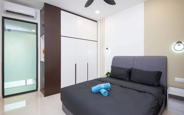 2BR Dual Key SKS Pav Ciq, JB Sentral, Free Parking – Guest Rooms – Johor Bahru