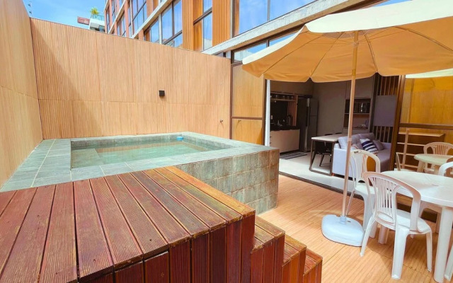 Flat FM20 Piscina Privativa - By Almare