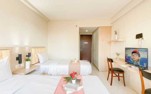 Simple Studio (No Kitchen) Near President University At Elvis Tower Apartment – Guest Rooms – Cikarang