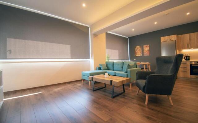 Abstract Flat With Urban View