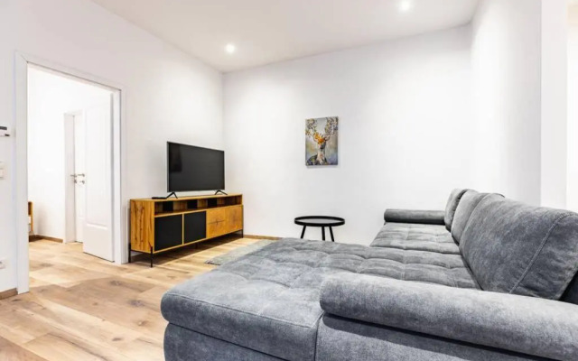 Modern apartment next to subway station