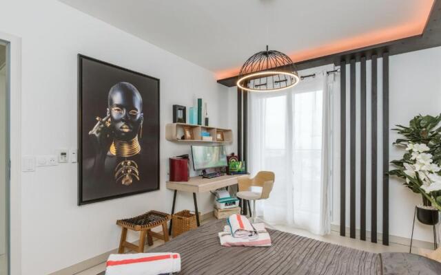 Monaco view, pool, garage, 100 m2 terrace