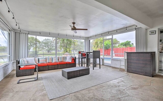 Coconut Creek Vacation Rental: Private Pool, Dock!