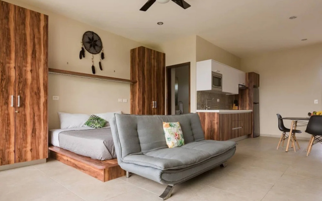 Amazing Studio With Private Pool Gym & Temazcal