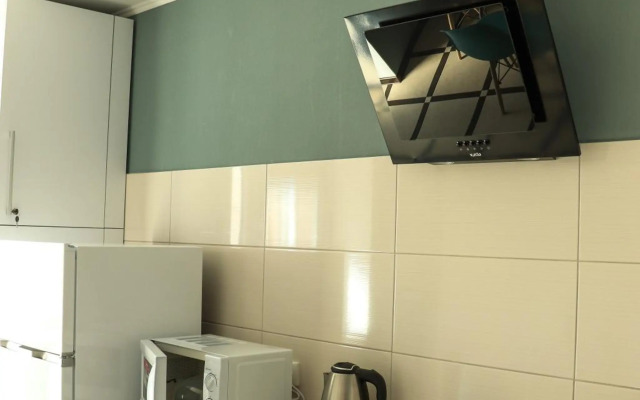 Blue apartments on Kotsyubinsky Avenue