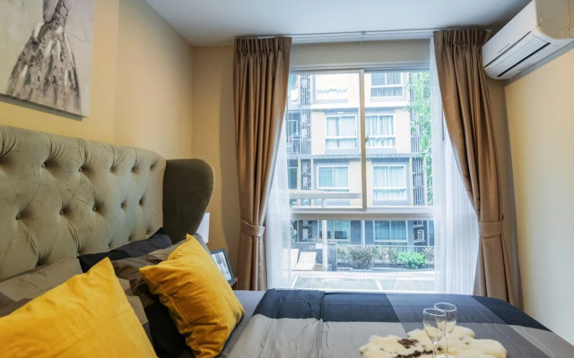 Near BK University Quiet Condo in Rama4 bkb141