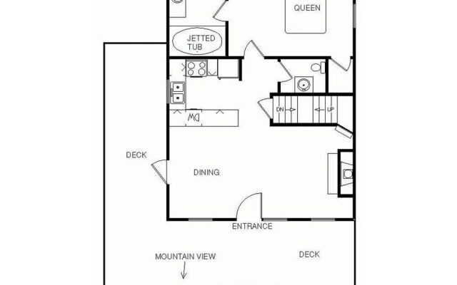 Dream Catcher 2 Bedrooms Hot Tub Near Golf Course Views Sleeps 6