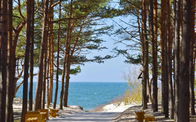 BOHO BEACH STUDIO su terasa ir baseinu