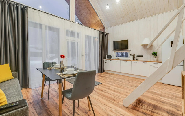 Загородный дом с баней на дровах