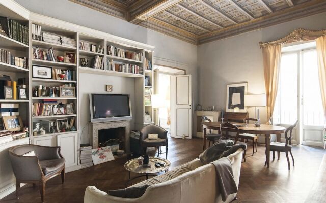 Rome an Aristocratic Apartment in Historic Palace Near the Piazza Navona