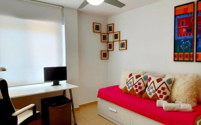 Duplex with sea views, garden and terrace