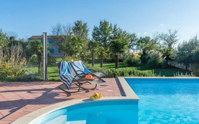 Newly built stone villa Mia with garden and pool