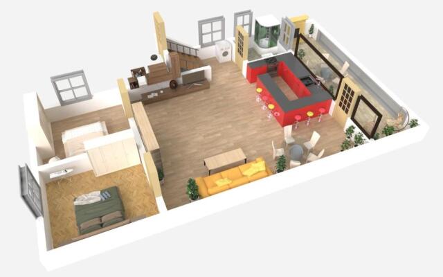 River View Apartment in the center of the city