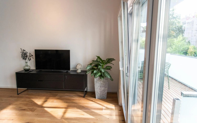 Stilvolle Wohnung mit ruhig gelegenem Balkon