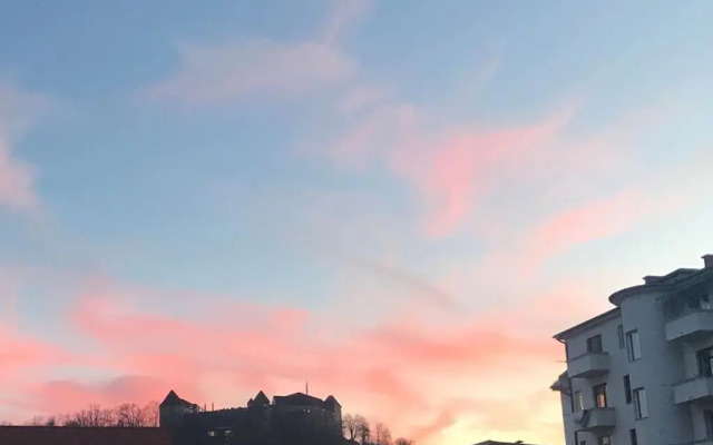 Sunny home with cute dragon in the center+parking