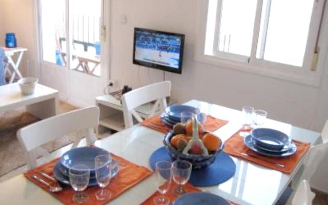 Apartment with one bedroom in Chipiona with wonderful sea view furnished terrace and WiFi 200 m from the beach