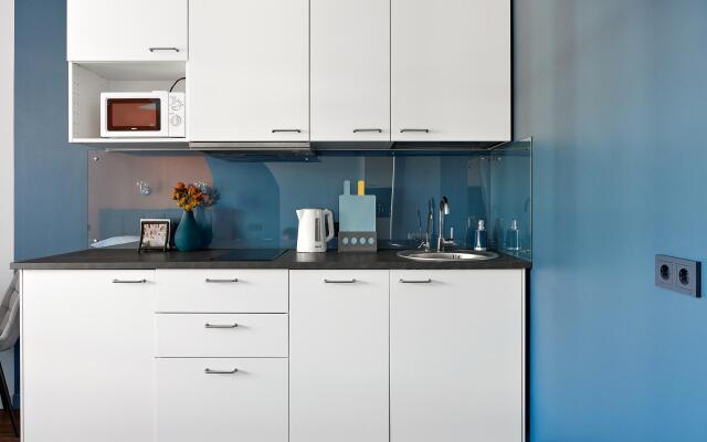Studio apartments on Zheleznodorozhny Prospekt 14 k1